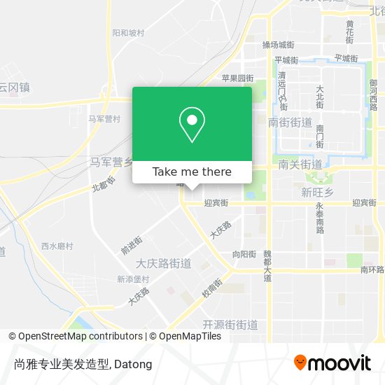 尚雅专业美发造型 map