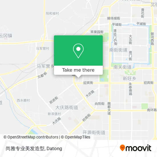 尚雅专业美发造型 map