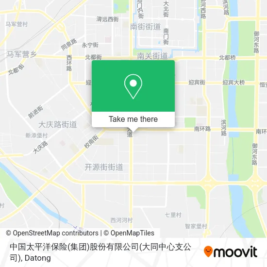 中国太平洋保险(集团)股份有限公司(大同中心支公司) map