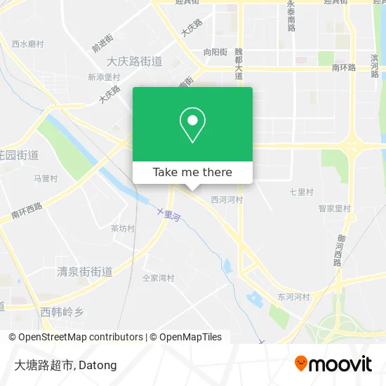 大塘路超市 map