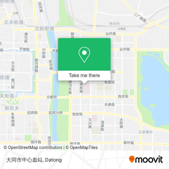 大同市中心血站 map