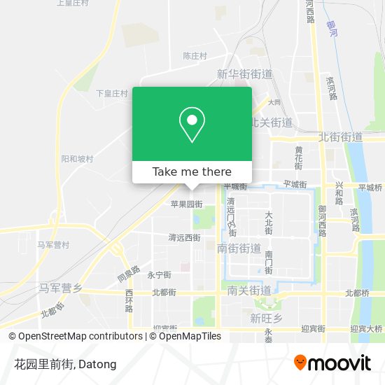 花园里前街 map