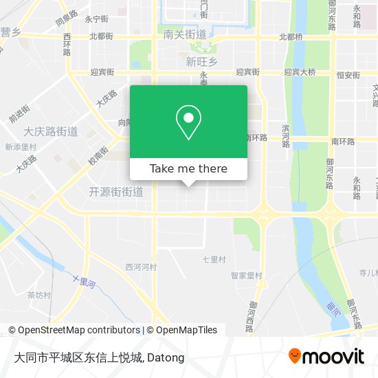 大同市平城区东信上悦城 map