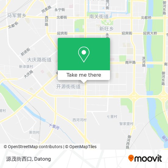 源茂街西口 map