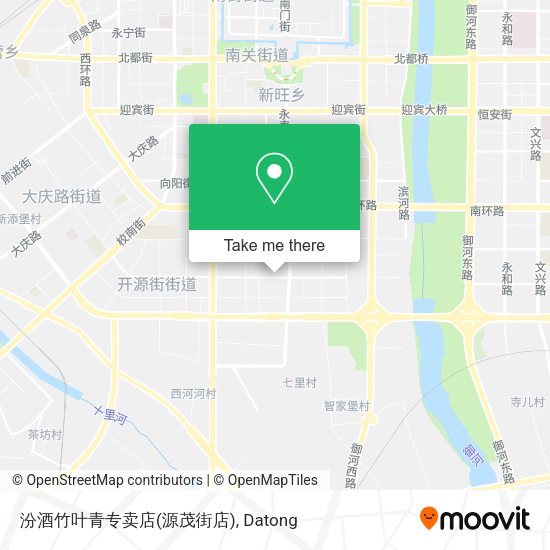 汾酒竹叶青专卖店(源茂街店) map