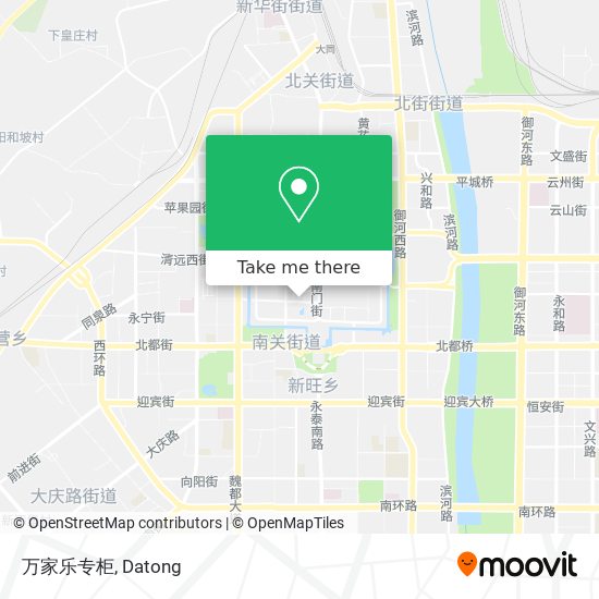 万家乐专柜 map