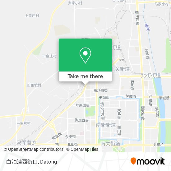 白泊洼西街口 map