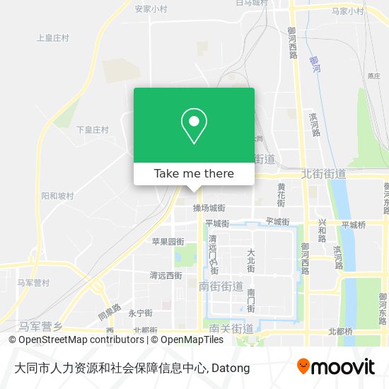 大同市人力资源和社会保障信息中心 map