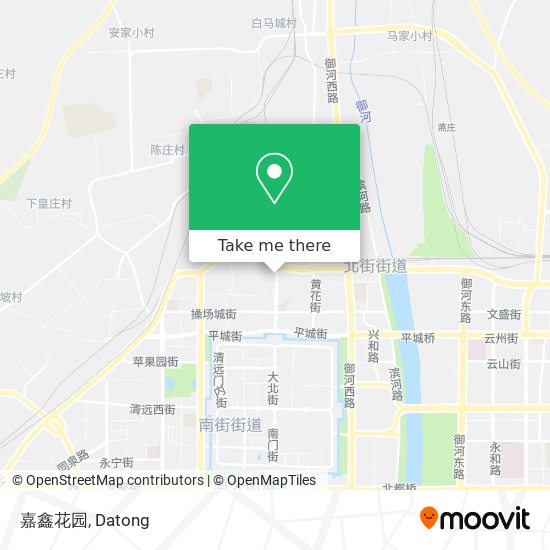 嘉鑫花园 map
