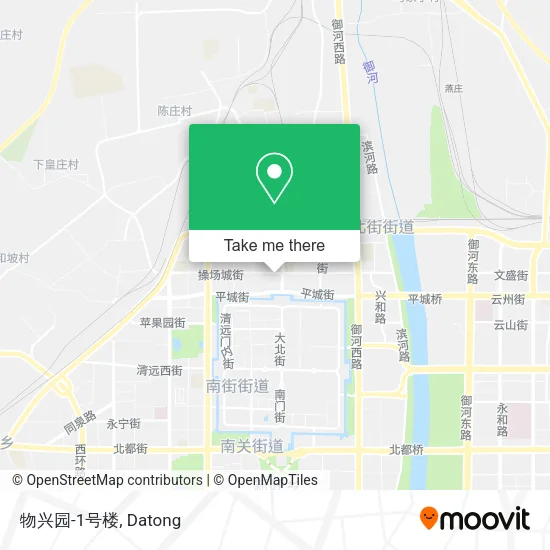 物兴园-1号楼 map