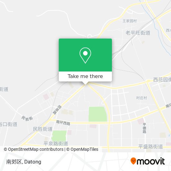 南郊区 map