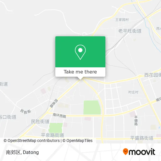南郊区 map