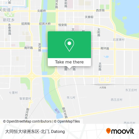 大同恒大绿洲东区-北门 map