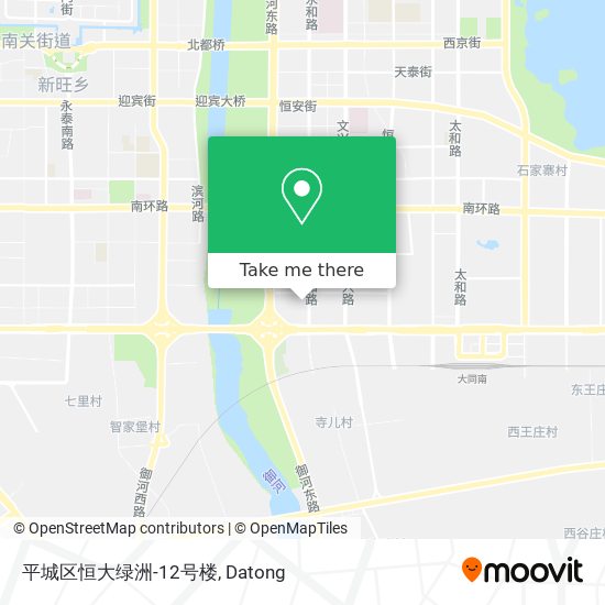 平城区恒大绿洲-12号楼 map
