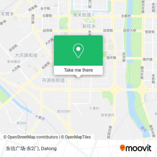 东信广场-东2门 map