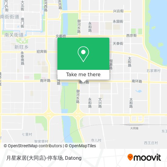 月星家居(大同店)-停车场 map