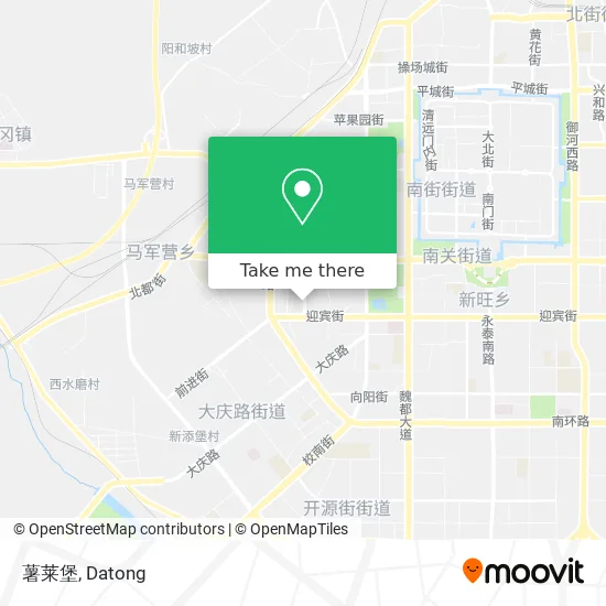 薯莱堡 map