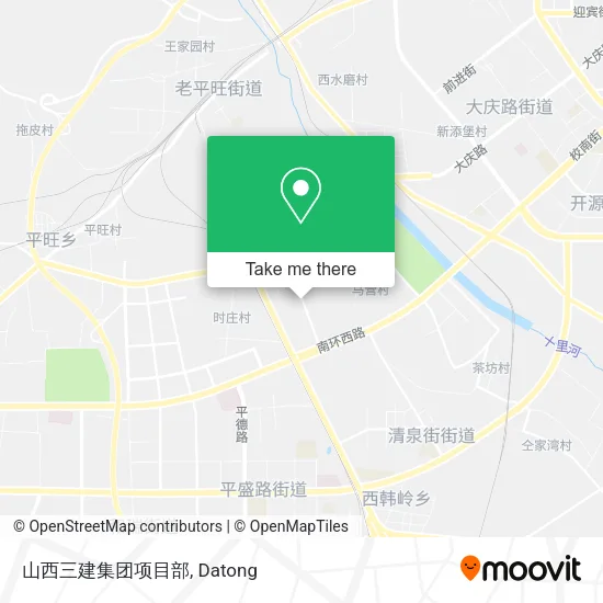 山西三建集团项目部 map