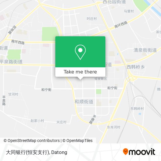 大同银行(恒安支行) map