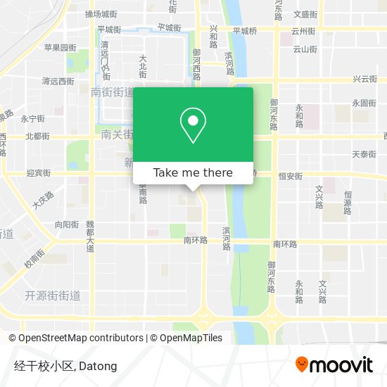 经干校小区 map