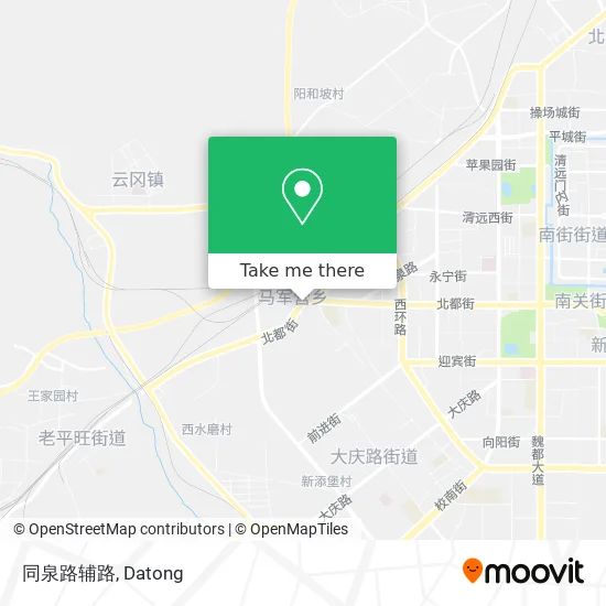 同泉路辅路 map