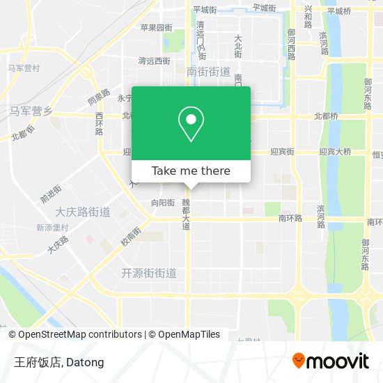 王府饭店 map