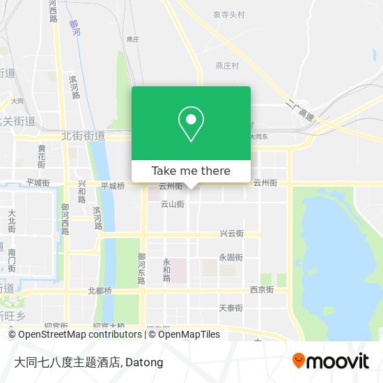 大同七八度主题酒店 map