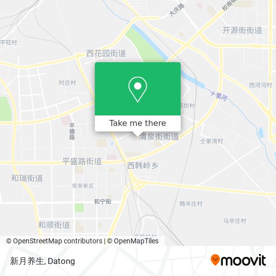 新月养生 map