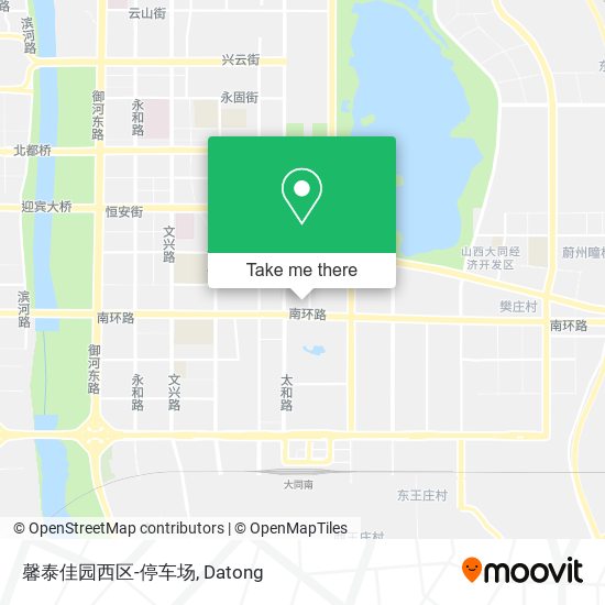 馨泰佳园西区-停车场 map