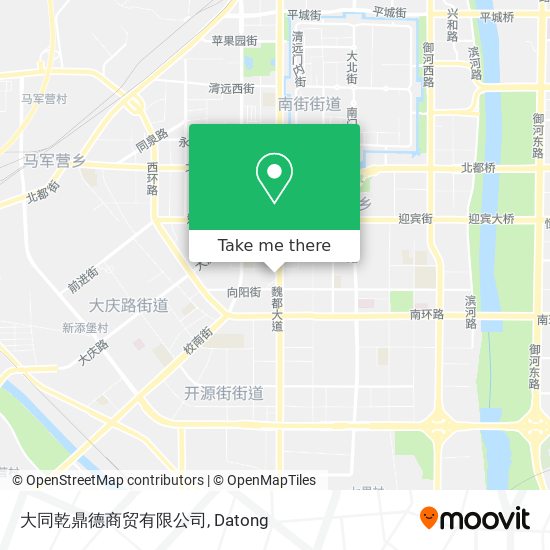 大同乾鼎德商贸有限公司 map