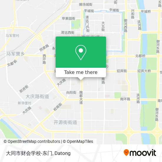 大同市财会学校-东门 map
