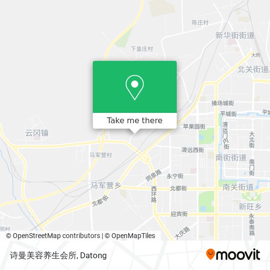 诗曼美容养生会所 map