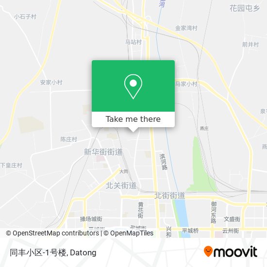 同丰小区-1号楼 map