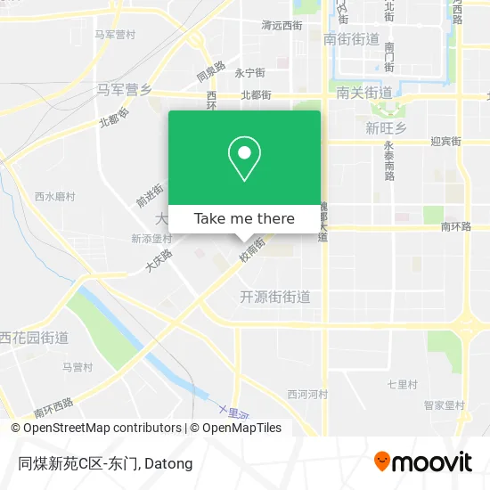 同煤新苑C区-东门 map