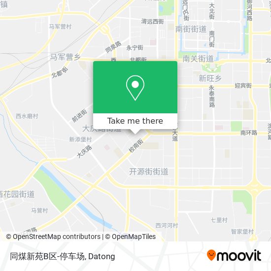 同煤新苑B区-停车场 map