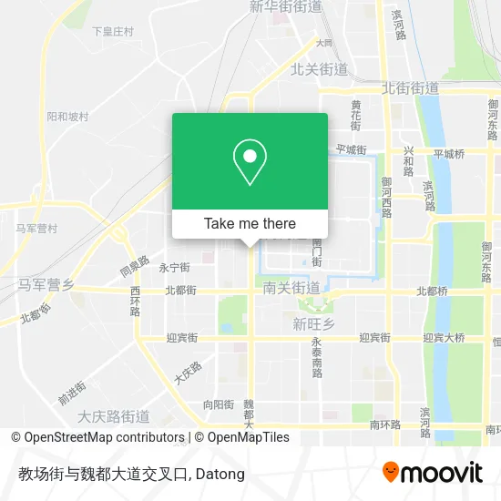 教场街与魏都大道交叉口 map