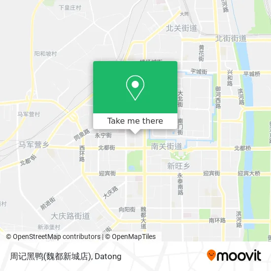 周记黑鸭(魏都新城店) map