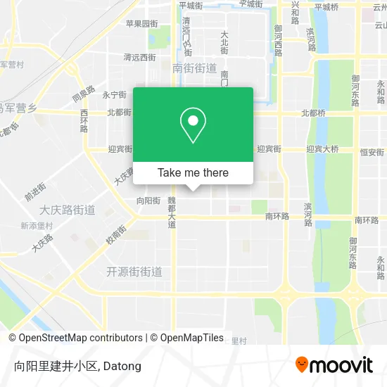 向阳里建井小区 map