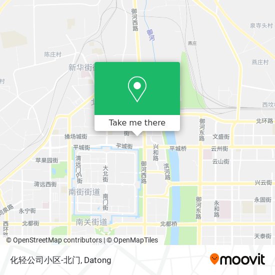 化轻公司小区-北门 map