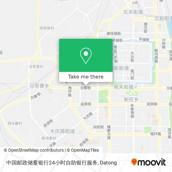 中国邮政储蓄银行24小时自助银行服务 map