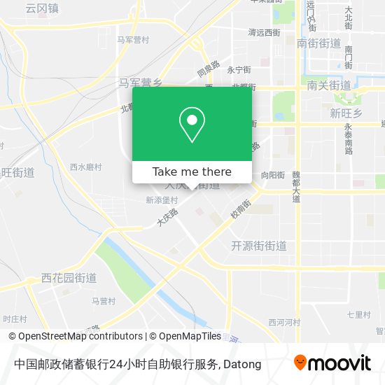 中国邮政储蓄银行24小时自助银行服务 map