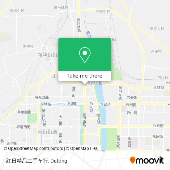 红日精品二手车行 map