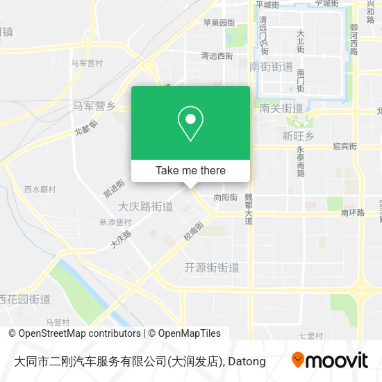 大同市二刚汽车服务有限公司(大润发店) map