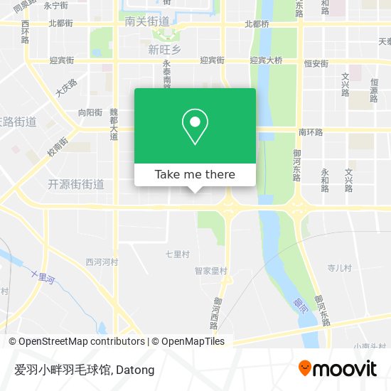 爱羽小畔羽毛球馆 map