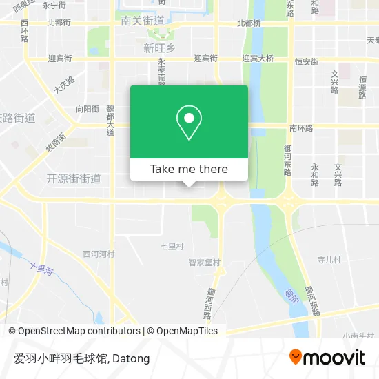 爱羽小畔羽毛球馆 map