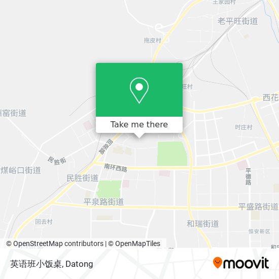 英语班小饭桌 map