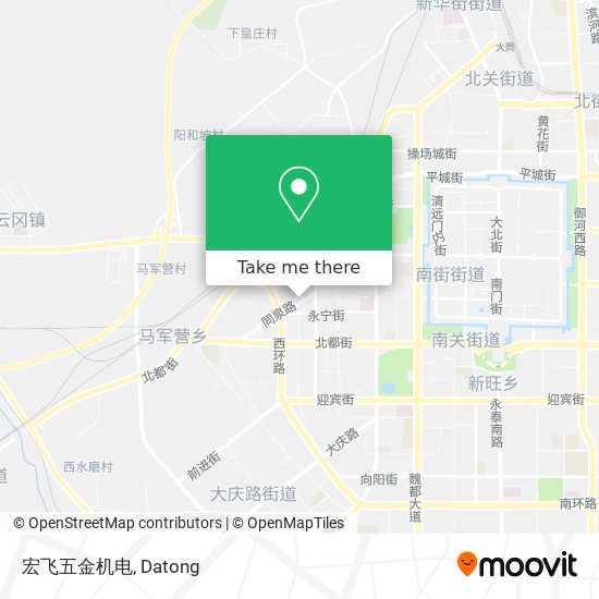 宏飞五金机电 map