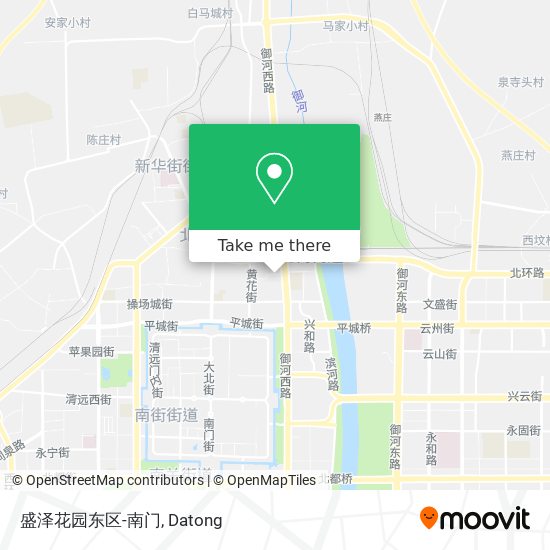 盛泽花园东区-南门 map