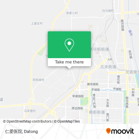 仁爱医院 map