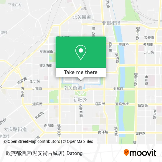 欣燕都酒店(迎宾街古城店) map